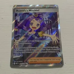 Acerola's Mischief Mega Evolutions Pokemon TCG Card 165/132 - Image 1
