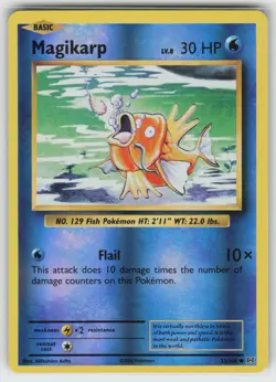 Magikarp Reverse Holo XY - Evolutions 33/108 Common NM Pokemon - Image 1