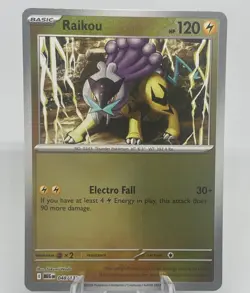 Raikou 048/132 Me01: Mega Evolution Reverse Holo Pokemon TCG - Image 1