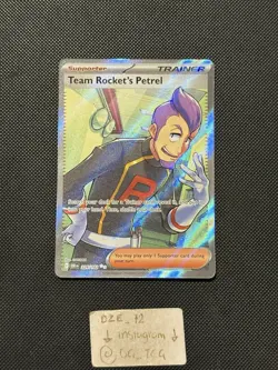 Pokemon Destined Rivals - Team Rocket’s Petrel - 226/182 - Full Art - MINT - Image 1