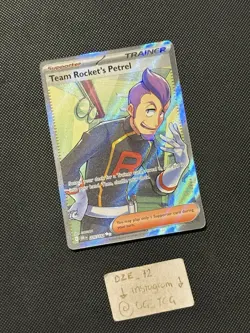 Pokemon Destined Rivals - Team Rocket’s Petrel - 226/182 - Full Art - MINT - Image 3