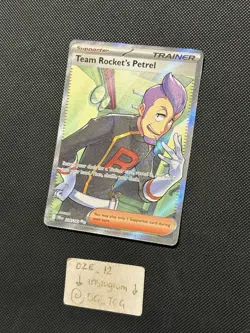 Pokemon Destined Rivals - Team Rocket’s Petrel - 226/182 - Full Art - MINT - Image 4