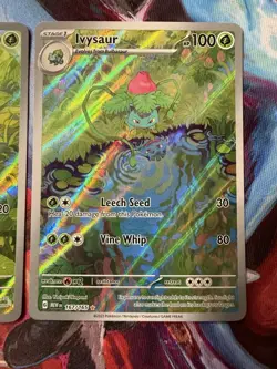 Pokemon SV:151 Bulbasaur 166/165, Ivysaur 167/165 BRAND NEW JUST OPENED NM - Image 3