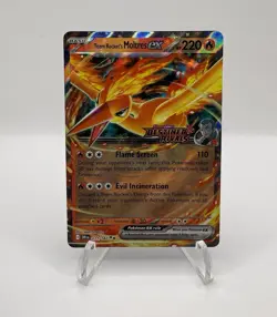 The Pokemon Company Team Rocket's Moltres ex 031/182 Destined Rivals Stamp Holo - Image 1