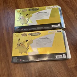 Pokemon TCG Celebrations Special Collection Pikachu V Union (2) boxes open box - Image 2