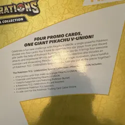 Pokemon TCG Celebrations Special Collection Pikachu V Union (2) boxes open box - Image 3