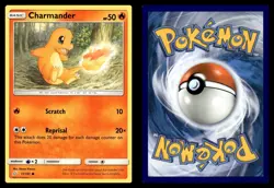 Charmander 11/181 Common Team Up Pokemon Near Mint - Image 1