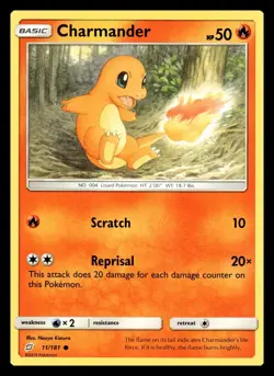 Charmander 11/181 Common Team Up Pokemon Near Mint - Image 2