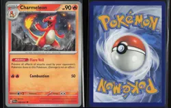 Charmeleon 008/091 Uncommon Paldean Fates Pokemon Card Near Mint - Image 3