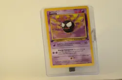 1999/2000 Pokemon Trading Card Gastly [1st Edition][Near Mint][33/62] - Image 3