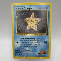 The Pokemon Company Misty's Staryu 92/132 Gym Challenge Common Regular NM - Image 1