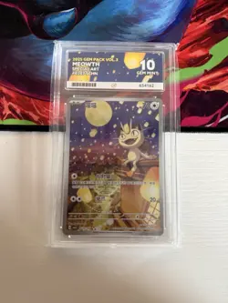 Pokemon TCG S-Chinese Gem Pack Vol.3 CBB3C 02 07 Exclusive Meowth 2025 ACE 10 - Image 1