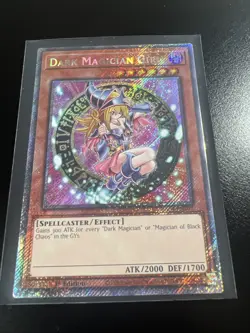 Yu-Gi-Oh! Stampede Dark Magician Girl RA04-EN107 Platinum Secret Rare - Image 1
