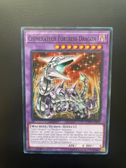 Yugioh Chimeratech Fortress Dragon LEDD-ENB28 1st Edition Common LP - Image 1