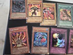 VINTAGE YUGIOH CARD BINDER COLLECTION! HP DMG AND LP CARDS! PLZ LOOK AND READ - Image 5