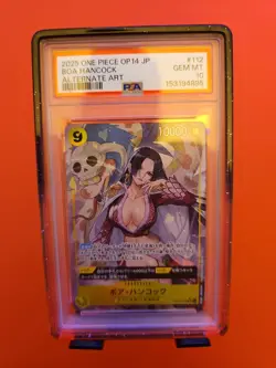 2025 One Piece OP14-112 Boa Hancock Japanese Alternate Art, PSA 10 - Image 1