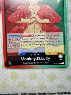 Monkey.D.Luffy (003) - One Piece Demo Deck Cards (OP-DD) OP01 - Image 4