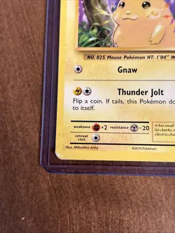 Fat Pikachu Card 2016 35/108 LV. 12 60HP - Image 2