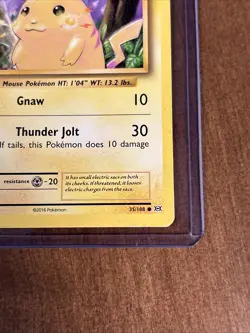 Fat Pikachu Card 2016 35/108 LV. 12 60HP - Image 3