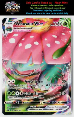 SWSH: Sword & Shield Promo Cards #SWSH102 Venusaur VMAX - Image 1