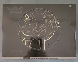 New Pokemon TCG Sword & Shield Zacian ETB Elite Trainer Box Plus Factory Sealed 820650807435 - Image 1