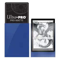 500 Ultra Pro Matte Blue Standard Size Card Sleeves Deck Protectors ccg mtg - Image 2