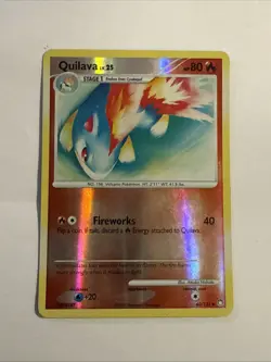 Pokemon Card - Quilava Mysterious Treasures 60/123 Uncommon Reverse Holo - Image 1