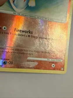 Pokemon Card - Quilava Mysterious Treasures 60/123 Uncommon Reverse Holo - Image 2