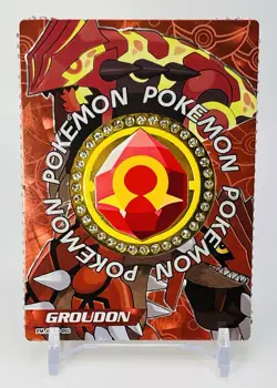 Pokemon GROUDON Eif Origin 4.0 Extremely Rare Metal Coin-Diamond Card 35/68💎📈 - Image 1