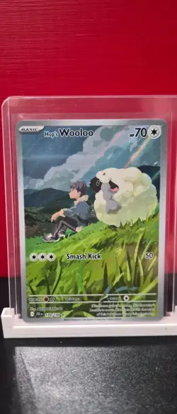 Pokemon TCG Wooloo 170/159 Illustration Rare IR Holo Journey Together Card - Image 1