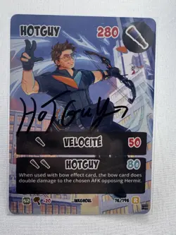 Hermitcraft TCG S2 Alter Ego Hotguy Card Signed - Image 1