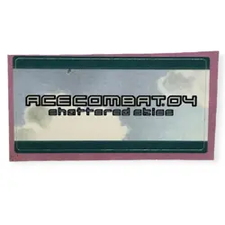 Sony PlayStation 2 PS2 Ace Combat 04: Shattered Skies 4 VTG Memory Card Sticker - Image 1