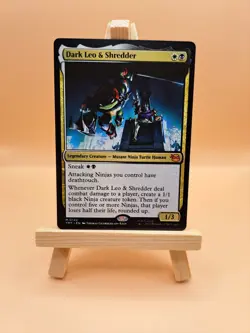 MTG Teenage Mutant NinjaTurtles Dark Leo & Shredder Mythic #142 Near Mint - Image 1