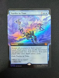 Turtles in Time (EXTENDED FOIL) - TMNT (Magic) NM - Image 1