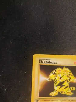 Pokemon TCG Electabuzz Base Set 020/102 1st Ed Spanish LP- - Image 2