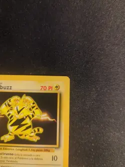 Pokemon TCG Electabuzz Base Set 020/102 1st Ed Spanish LP- - Image 3
