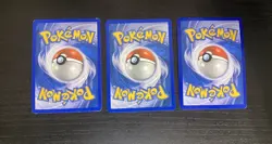 Vintage Pokemon Reverse Holo Lot (3 Cards) - Image 3