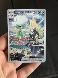 Pokemon TCG Cynthias Roserade 184/182 - Illustration Rare - Destined Rivals - Image 1