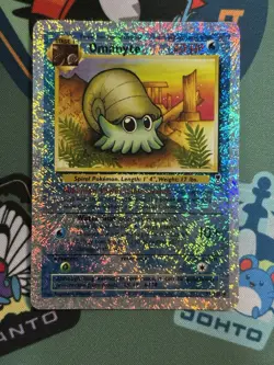 2002 Pokemon Legendary Collection Reverse Holo Foil /110 Omanyte #57 LP/MP - Image 1
