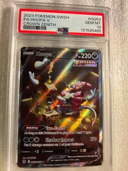 PSA 10 2023 Pokemon SWSH FA/Hoopa V #GG53 - Image 1