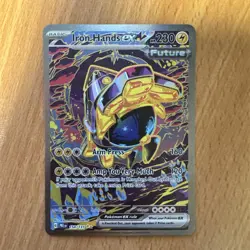 Pokemon Iron Hands EX 154/131 Prismatic Evolutions Sir NM Pack Fresh Condition - Image 1
