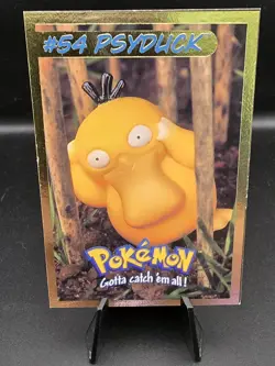 1999 Pokemon Hasbro Toy Wishes Magazine H/C Psyduck #54 - Image 1