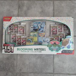 NEW Pokemon TCG 151 Blooming Waters Premium Collection Box Scarlet and Violet - Image 1