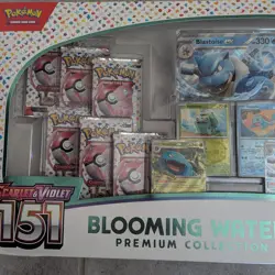 NEW Pokemon TCG 151 Blooming Waters Premium Collection Box Scarlet and Violet - Image 3