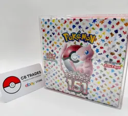 Pokemon TCG Japanese 151 Booster Box sv2a Factory Sealed Japan - Factory Sealed 4521329346038 - Image 1