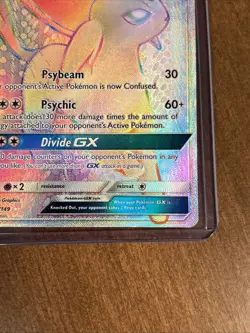 Espeon GX Sun & Moon Base Set 152/149 Pokemon Holo Secret Rare Rainbow - Image 3