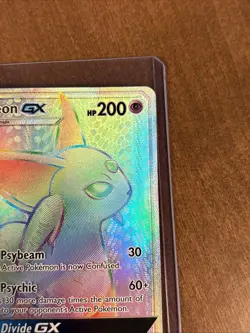 Espeon GX Sun & Moon Base Set 152/149 Pokemon Holo Secret Rare Rainbow - Image 4