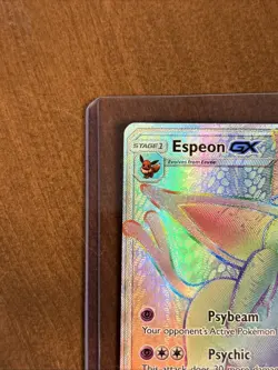 Espeon GX Sun & Moon Base Set 152/149 Pokemon Holo Secret Rare Rainbow - Image 5
