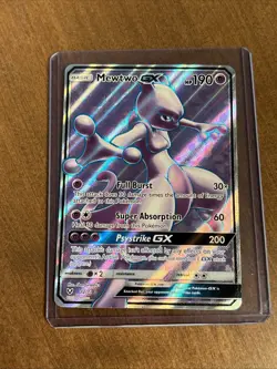 Pokemon Mewtwo GX 72/73 Full Art Holo Ultra Rare - Image 1