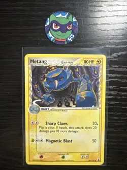 Pokemon TCG Metang 49/113 Delta Species Regular Uncommon LP 2005 - Image 1